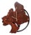 Moonlight Reverie – One-of-a-Kind Handcrafted Driftwood Wall Clock Sculpture For Sale