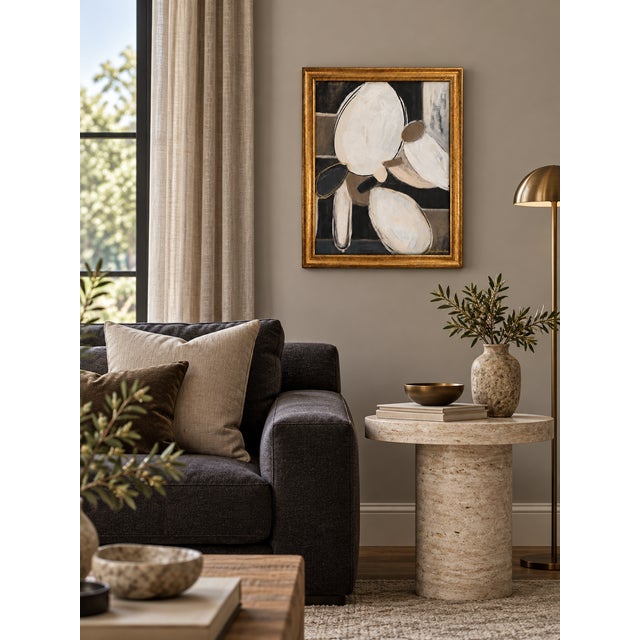 2020s Title:Shapes of Stillnes, Framed Modern Painting Framed, by Bryan Boomershine For Sale - Image 5 of 8