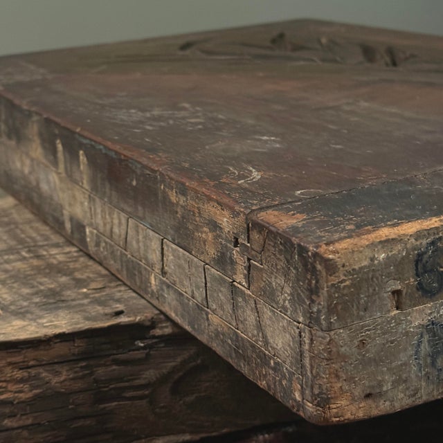 Antique 19th-Century Neoclassical Plaster Mold – Botanical Motif For Sale - Image 12 of 12