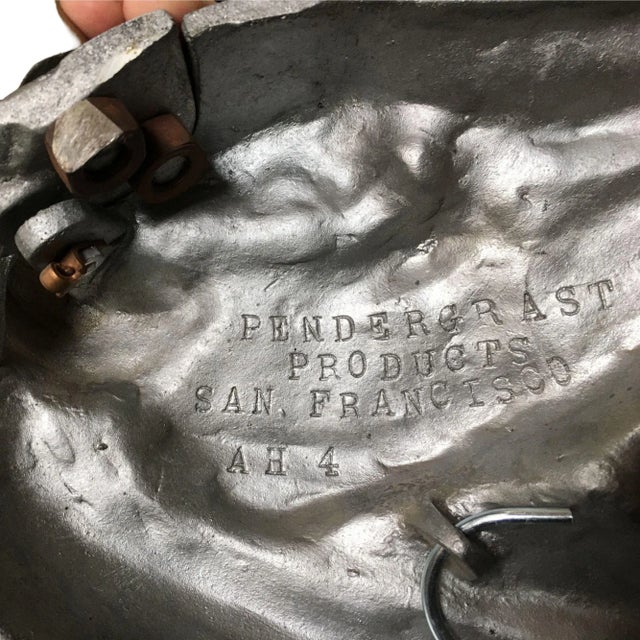 Gold Modernist Anodized Aluminum Gazelle Wall Sculpture by Pendergast - a Pair For Sale - Image 8 of 9