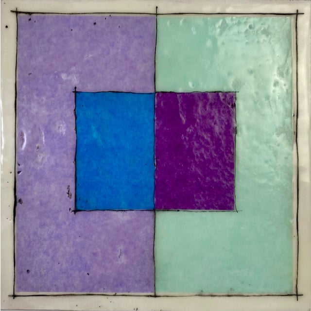 Encaustic Collage Installation by Gina Cochran - "Allies and Alibies" - 16 Panels For Sale - Image 17 of 18