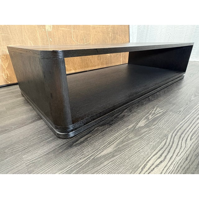 Rh Ligné Open Rectangular Coffee Table – 64" American White Oak | Architectural Open Plinth Design | Julie Lawrence Collection For Sale - Image 12 of 18