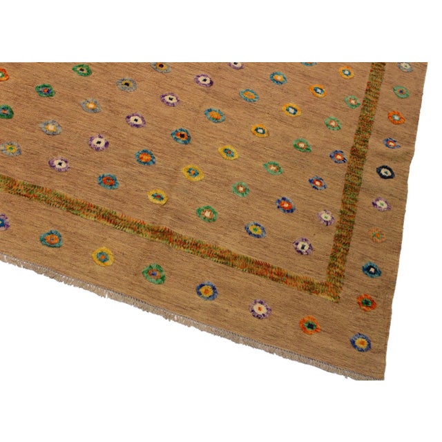 Make a statement in your home with this meticulously hand-knotted high-low pile Moroccan wool rug. An intricate design...