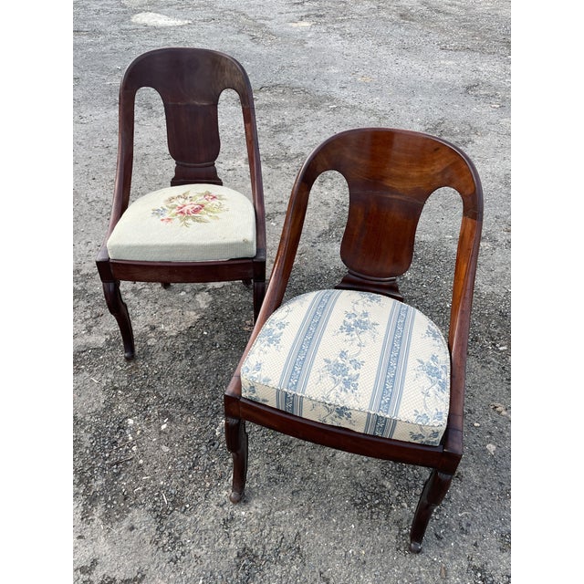 Set of Napoleon III Mahogany Chairs, Set of 4 For Sale - Image 15 of 18