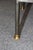 John Vesey Attributed Steel & Brass Two Teir Console W/ Black Glass For Sale - Image 13 of 13