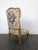 Louis XV Style Longue Chair in Wood with Floral Tapestry For Sale - Image 3 of 9