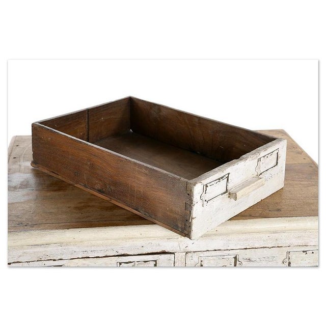 Workshop Furniture in Wood with 12 drawers For Sale - Image 4 of 7