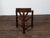 Brown Early 20th Century English Turn of the Century Oak Corner Chair with Carved Geometric Back Splat For Sale - Image 8 of 12