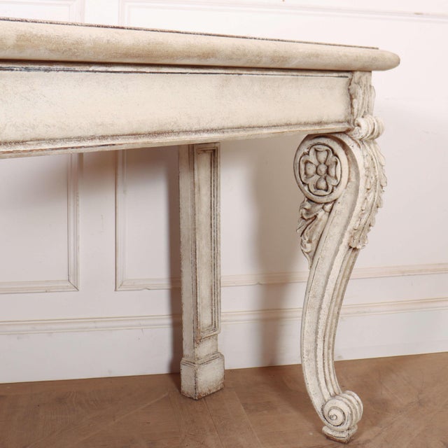 Wood Scottish Country House Console Table For Sale - Image 7 of 13