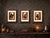 Wood Set of 3 Framed Headless Horseman Halloween Prints in Ornate Gothic Frames For Sale - Image 7 of 12