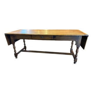 French 19th Century Desk/Table With Drop Leaves For Sale