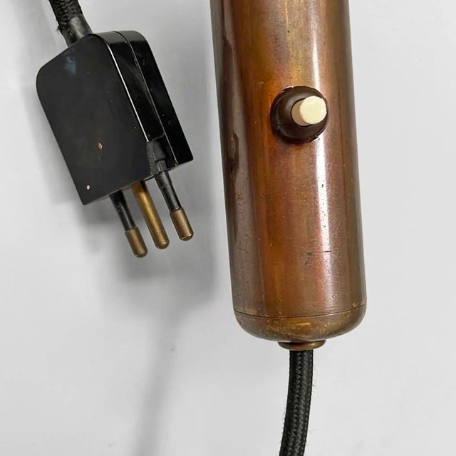 Mid-Century Modern Italian Wall Lamp in Brass and Metal by Chiarini, 1950s For Sale - Image 18 of 18