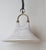 Gold Mid-Century Modern White and Gilt Pendant Lamp with Pull Mechanism, 1970s For Sale - Image 8 of 18