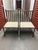 Pair Antique Iron Chairs With Holly Hunt Upholstery For Sale - Image 9 of 10