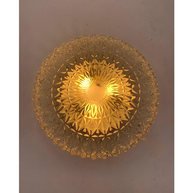 Large Vintage Italian Ceiling Lights, 1970, Set of 2 For Sale - Image 4 of 6