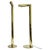 1980s Minimalist Scandinavian Brass Floor Lamp attributed to Jonas Hilde, 1980s For Sale - Image 5 of 8
