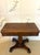 Wood Antique Regency Rosewood and Brass Inlaid Card or Console Table with Fold Over Top, 1860s For Sale - Image 7 of 12
