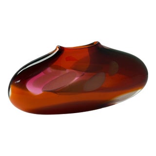 Bengt Hokanson & Trefny Dix Art Glass Vase For Sale