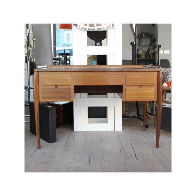 Desk with 4 Drawers and Glass Top by Gio Ponti, Italy, 1959 For Sale - Image 10 of 10