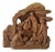 Flavio Pancheri, Italian Nativity Relief, 1970s, Chestnut For Sale