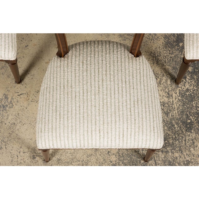 Set of 8 French Directoire Walnut Dining Chairs, Early 19th Century For Sale In New York - Image 6 of 18