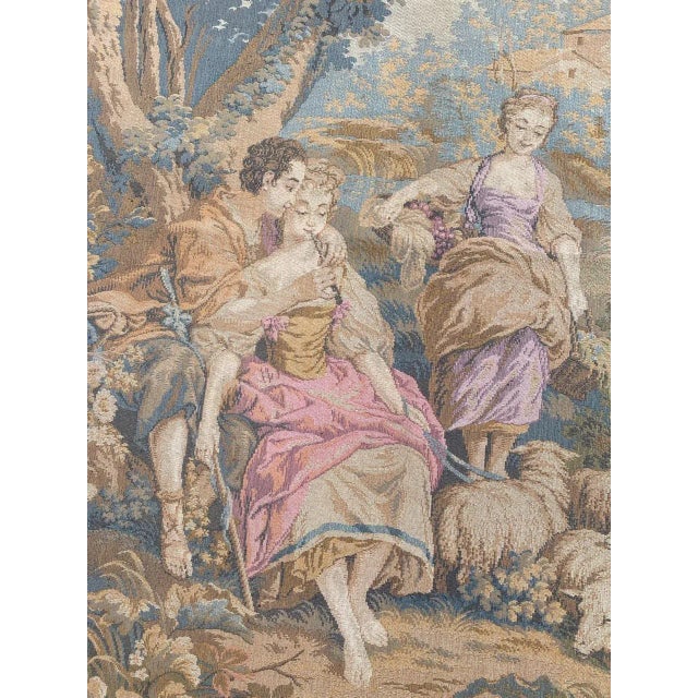 Vintage French Jaquar Tapestry For Sale - Image 6 of 18