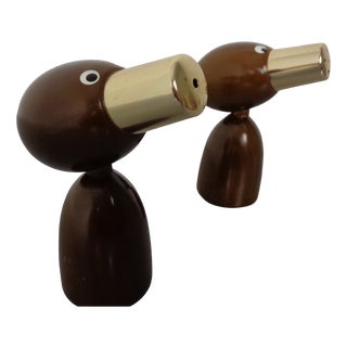 Mid-Century Salt and Pepper Shakers, 1960s, Set of 2 For Sale