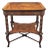 Regency Style Mahogany and Yew Wood Crossbanded Inlay Side Table For Sale