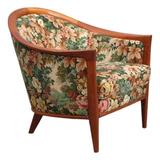 "Aristokrat" Lounge Chair in Teak by Bertil Fridhagen For Sale