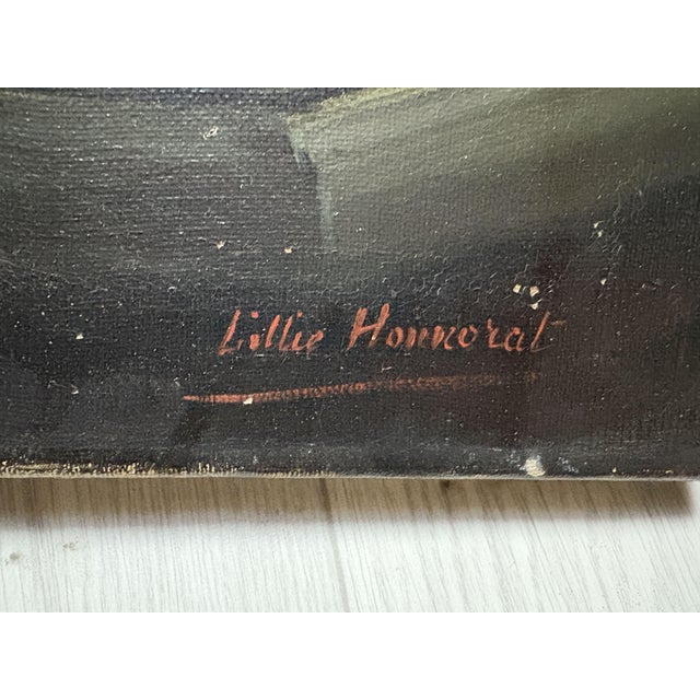 Lillie Honnorat, Floral Still Life, 1890s-1910s, Oil on Canvas For Sale - Image 4 of 4