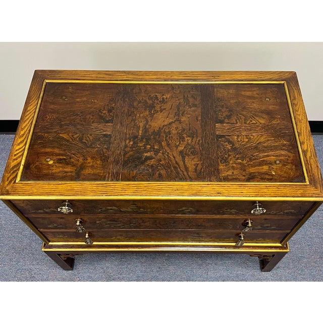 Hekman Furniture Hekman Designer Chinoiserie Three Drawer Chest For Sale - Image 4 of 12