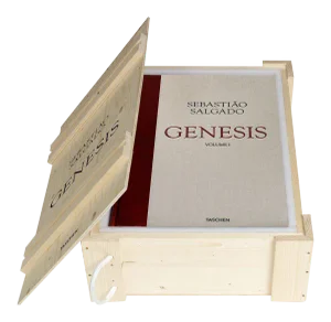 "Genesis" by Sebastião Salgado Photography Collection Autographed Collector's Edition with Book Stand