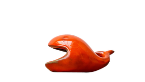 Ceramic Whale Figurine Ashtray from Ceramica D'Arte, Salerno, Italy, 1970s