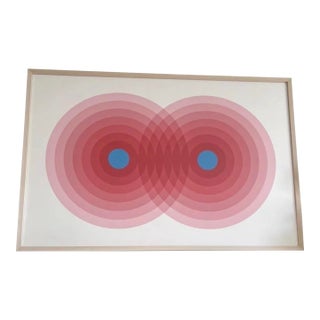 Kyohei Inukai "Echo" 1968 Rare Screenprint – Framed For Sale