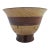 Hand Turned Segmented Multi Tone Wood Studio Artisan Footed Bowl Signed For Sale