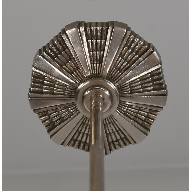 Large French Art Deco Pendant Light by Hettier & Vincent - 1930s For Sale - Image 10 of 16