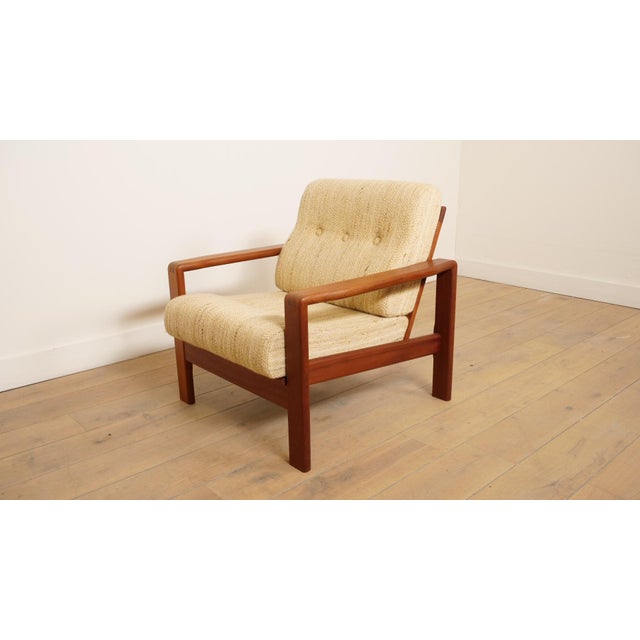 Wood Vintage Teak Lounge Chair, 1960s For Sale - Image 7 of 15