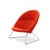 Red Dennie Chair by Nanna Ditzel & Jørgen Ditzel for One Collection For Sale - Image 6 of 10