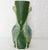 Art Nouveau French Glass Vase with Two Gooses Embossed, 1900s For Sale - Image 4 of 7