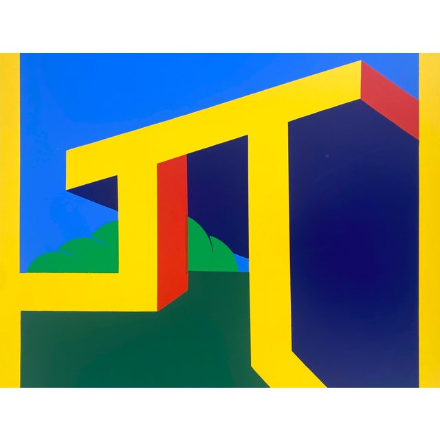 Postmodern Peter Foeller, Composition, 1971, Silkscreen For Sale - Image 3 of 11