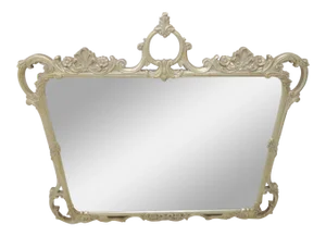 Silver Gilt Carved Mirror