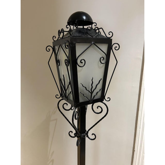 Wrought Iron Reverberal Floor Lamp, 1950s For Sale - Image 4 of 10