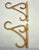 Camel Vintage Bamboo Rattan Wall-Mounted Coat & Hat Racks, Set of 3 For Sale - Image 8 of 9