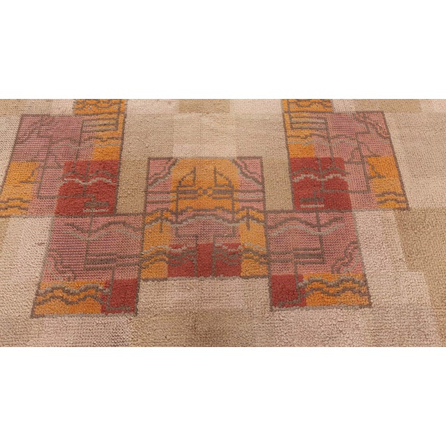 Textile Doris Leslie Blau Vintage French Art Deco Rug For Sale - Image 7 of 9