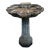 Vintage Grotto Style Cast Concrete Shell Birdbath For Sale