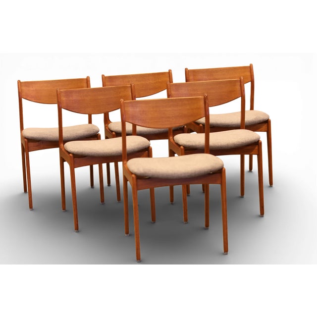 Vintage Teak Chairs by Jørgensen for Farsø Stolefabrik, 1960s, Set of 6 For Sale - Image 13 of 18
