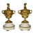 Antique French Cassolette Urns 1880s Gilt Bronze Cherub Marble Vases Lids Pair For Sale
