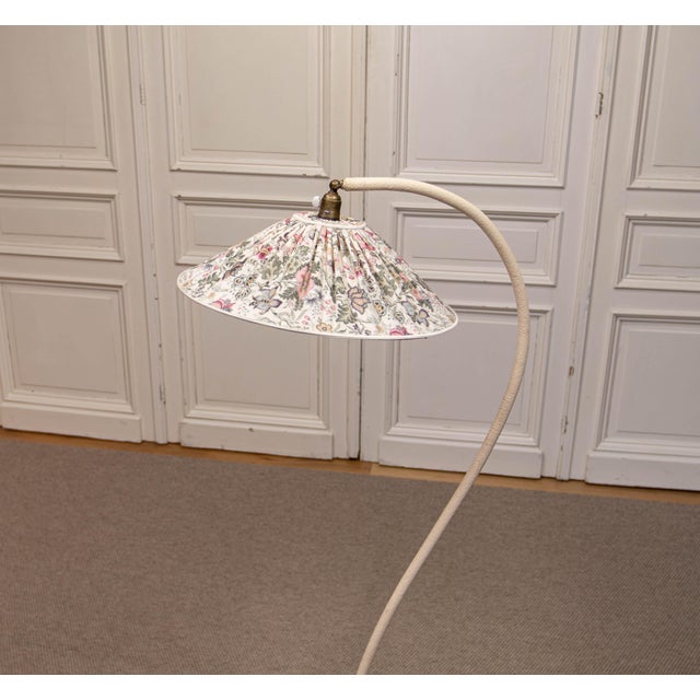 Arc Floor Lamp attributed to Iwo, Sweden, 1930s For Sale - Image 6 of 14