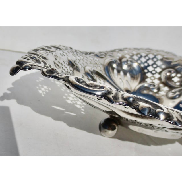 Gorham Sterling Silver Gorham Chantilly Heart Dish/ Fruit Bowl 10 Ozs. For Sale - Image 4 of 9