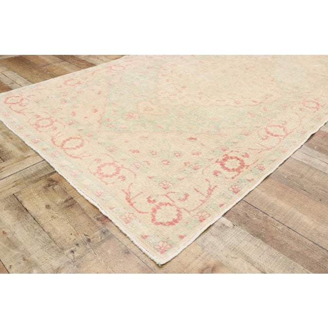 Vintage Turkish Sivas Rug - 04'03 X 06'11 For Sale In Dallas - Image 6 of 9